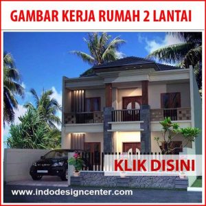 Gambar Kerja Rumah Tinggal 2 Lantai c
