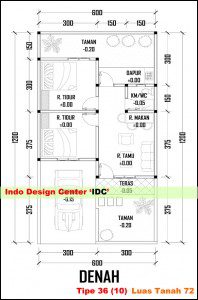 Denah Tipe 36 (10)