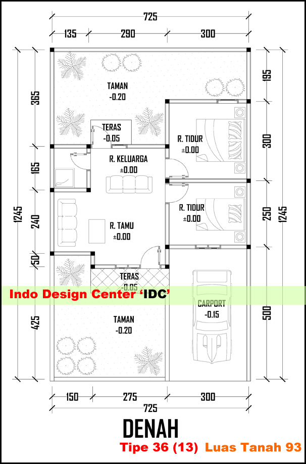 Denah Tipe 36 m Terbaik 13 (13)