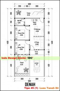 Denah Tipe 45 (1)