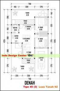 Denah Tipe 45 (3)