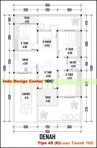 Denah Tipe 45 (6)