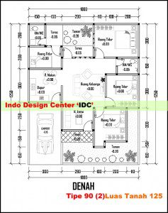 Denah Tipe 90 Terbaik (2)