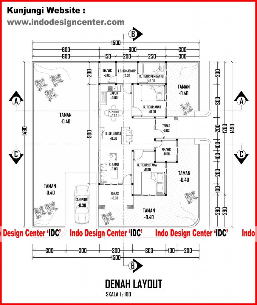001.Denah Layout