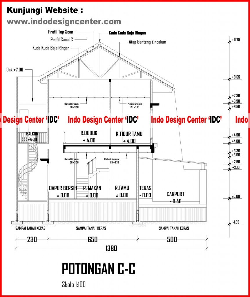 007.Potongan C-C