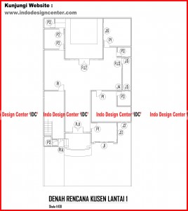 013.Denah Rencana Kusen Lantai 1