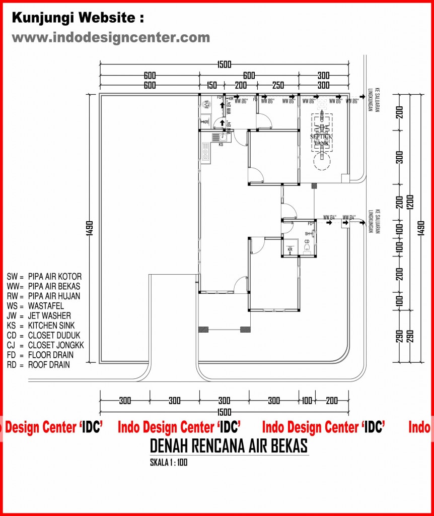 014.Denah Instalasi Air Bekas