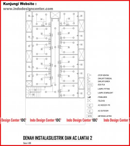 037.Denah Instalasi Listrik Dan AC Lantai 2
