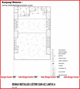 039.Denah Instalasi Listrik Dan AC Lantai 4