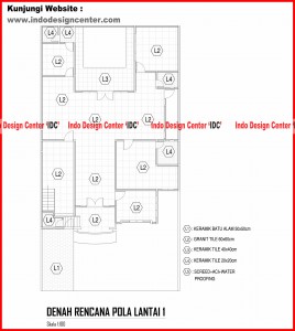 044.Denah Rencana Pola Lantai 1
