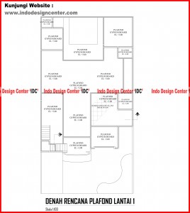 048.Denah Rencana Plafond Lantai 1