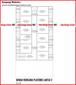 049.Denah Rencana Plafond Lantai 2