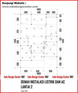 29.Denah Instalasi Listrik Dan AC Lantai 2