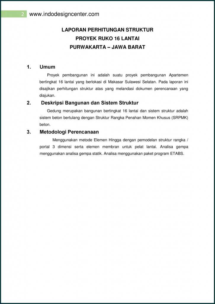 ETABS Analisa Struktur Apartemen (2)