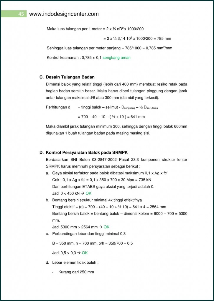 ETABS Analisa Struktur Apartemen (45)