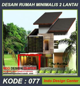 Desain Rumah Pak Ghani Di Kramat Jati