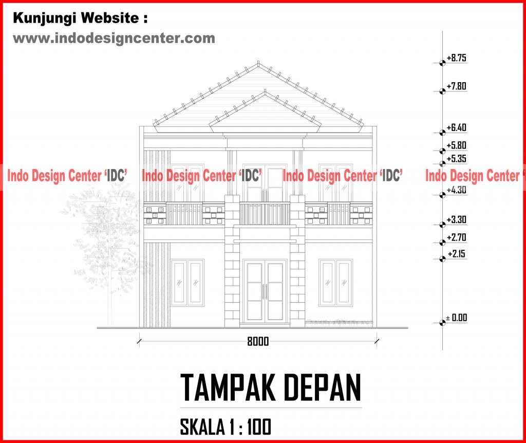 004.Tampak Depan
