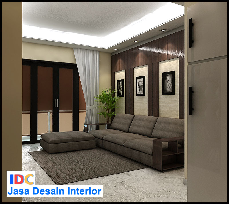 Design Interior Ruang Tamu Apartemen (2)