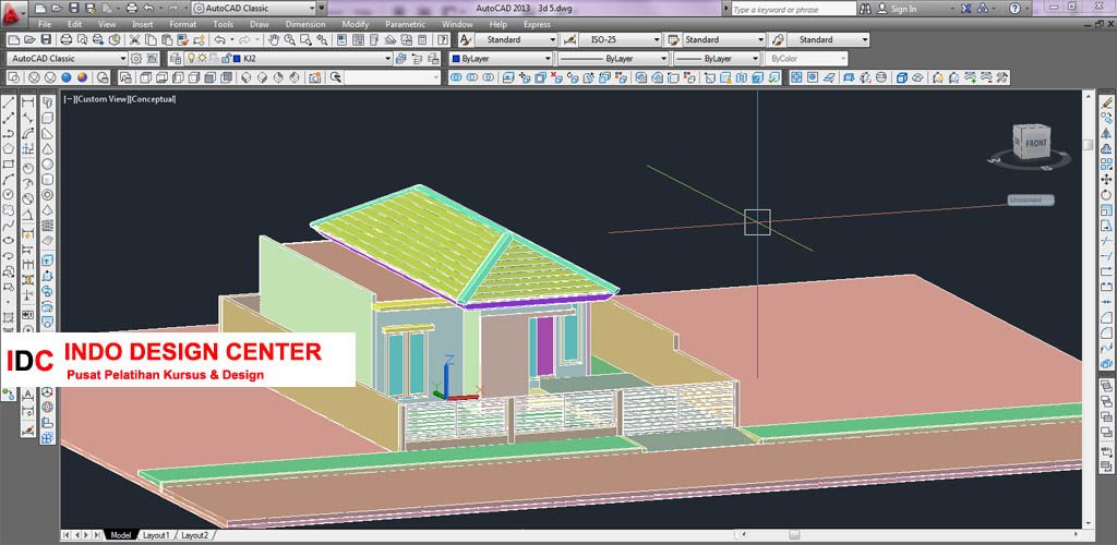 Hasil Kursus CAD 2D & 3D Pak Yuda Sukajadi Bandung Jawa Barat (3)