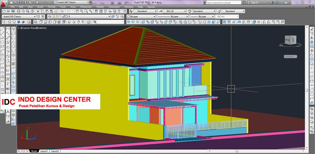 Hasil Kursus CAD 2D & 3D Pak Yuli Buah Batu Bandung Jawa Barat (3)