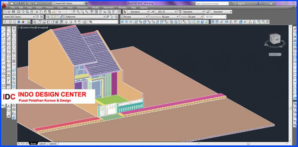 Hasil Kursus CAD 2D dan 3D Kang Irwan Gedebage Bandung (3)