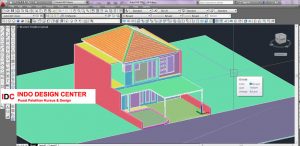 Hasil Kursus CAD 2D dan 3D Teh Irma Ujung Berung Bandung