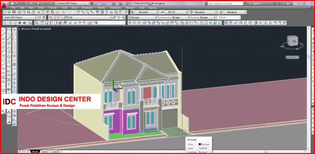 kursus-privat-autocad-2d-3d-ko-ronald-di-gading-serpong-tangerang-3