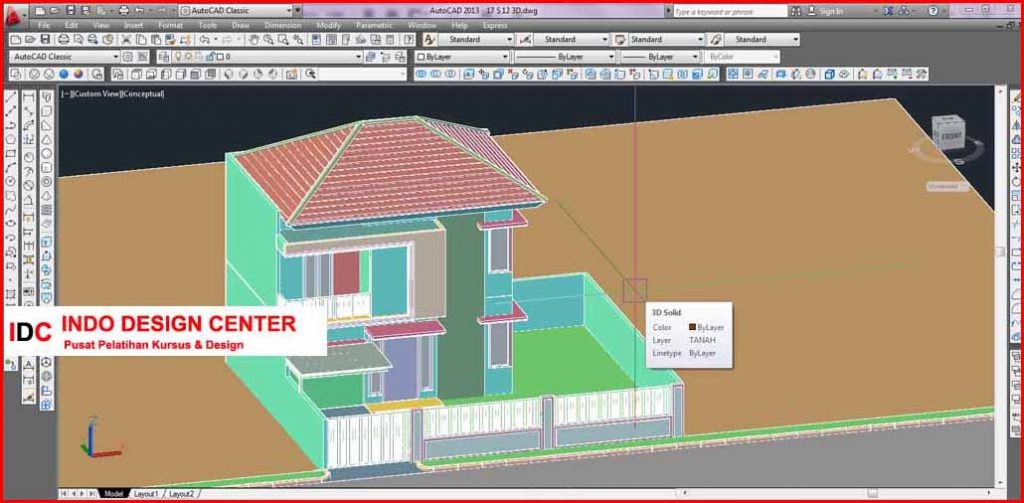 kursus-privat-autocad-2d-3d-mas-yudha-dari-depok-jawa-barat-3
