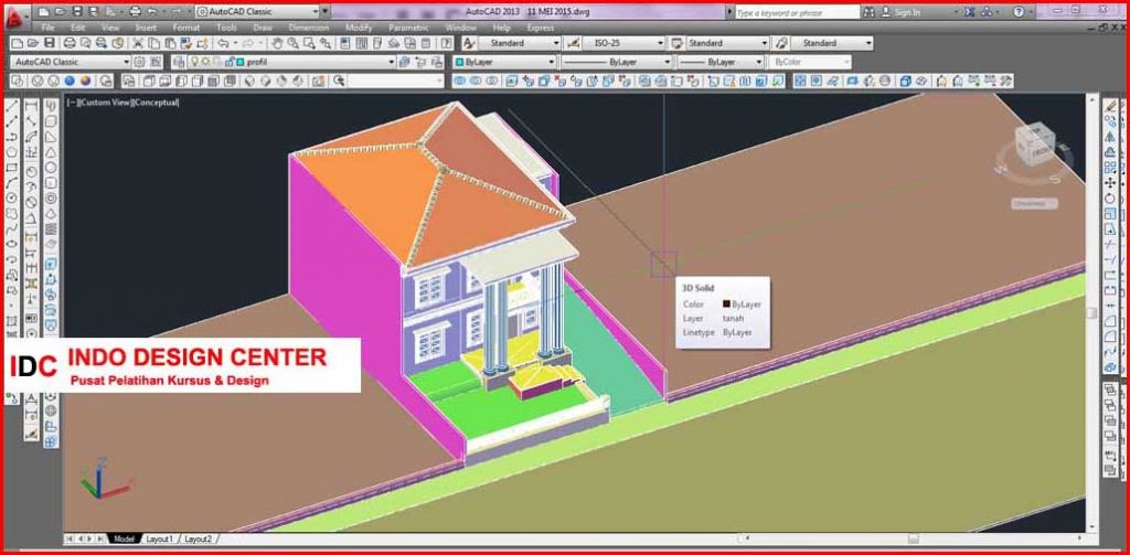 kursus-privat-autocad-2d-3d-mba-yuli-di-gading-serpong-tangerang-4