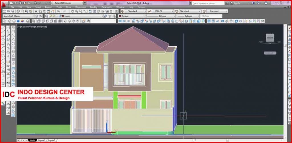 kursus-privat-autocad-2d-3d-pak-david-di-gading-serpong-tangerang-1