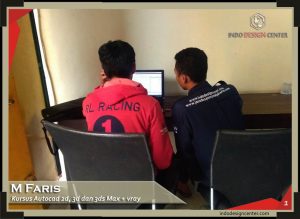 Kursus 2D, 3D dan 3Ds Max + Vray M. Faris di Bandung