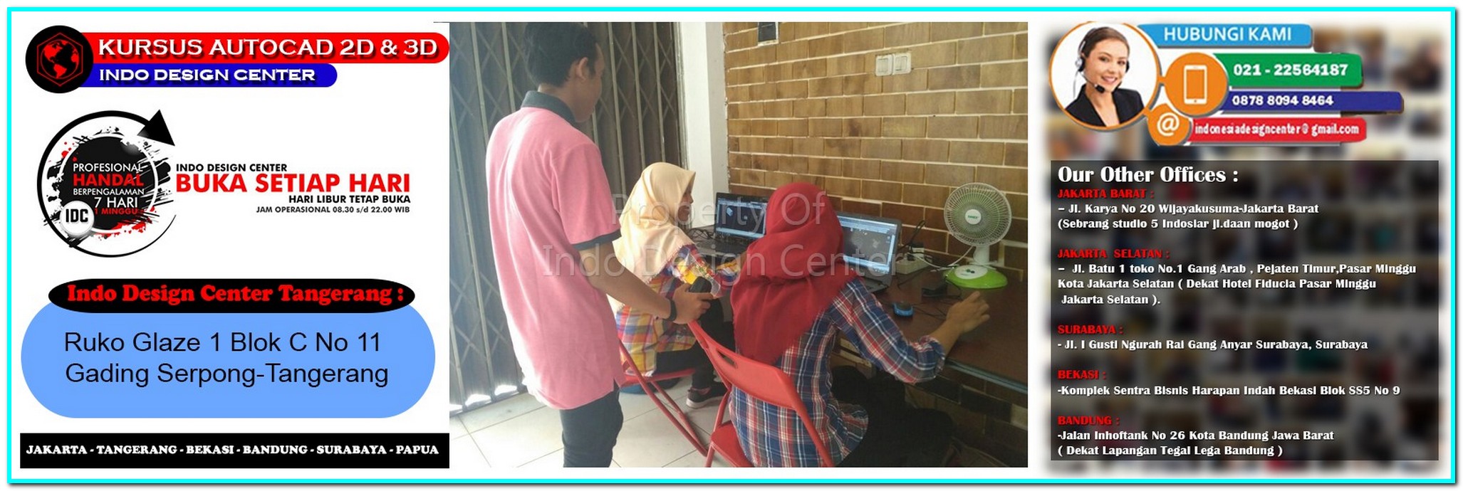 Kursus AutoCAD & Sketchup di Rawa Buntu - Tangerang - Jakarta - Bekasi - Bandung - Surabaya