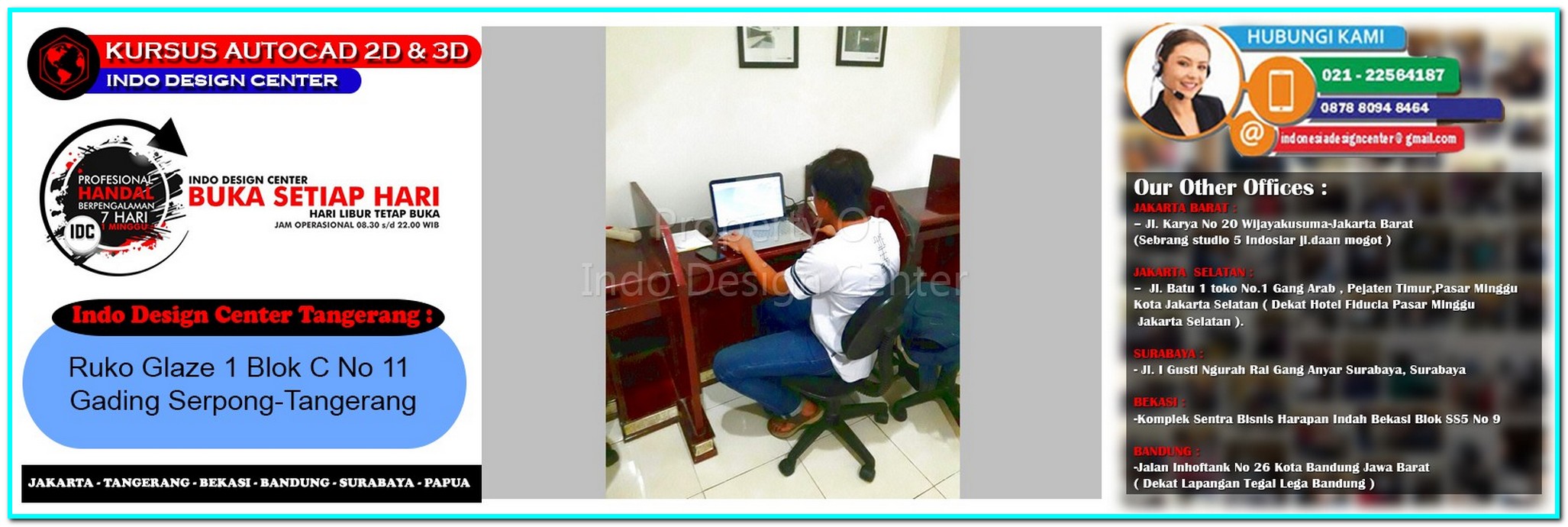 Kursus AutoCAD Murah Di Bojongkamal-Tangerang-Jakarta-Bekasi-Bandung-Surabaya