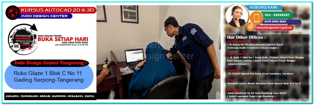 Kursus Arsitektur di Babat - Tangerang - Jakarta - Bekasi - Bandung - Surabaya