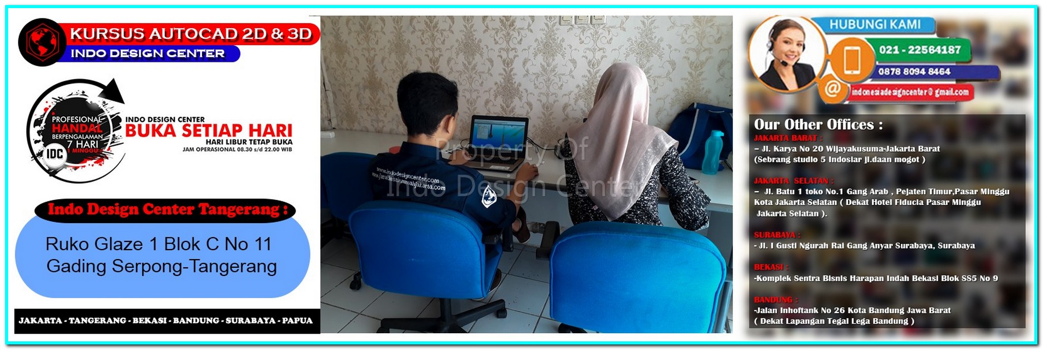 Kursus Drafter AutoCAD Di Pagedangan-Tangerang-Jakarta-Bekasi-Bandung-Surabaya