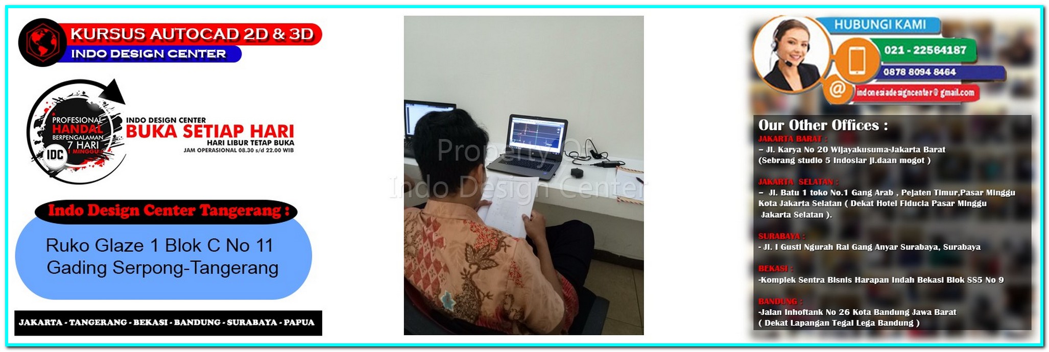 Kursus Drafter AutoCAD Di Karang Tengah-Tangerang-Jakarta-Bekasi-Bandung-Surabaya