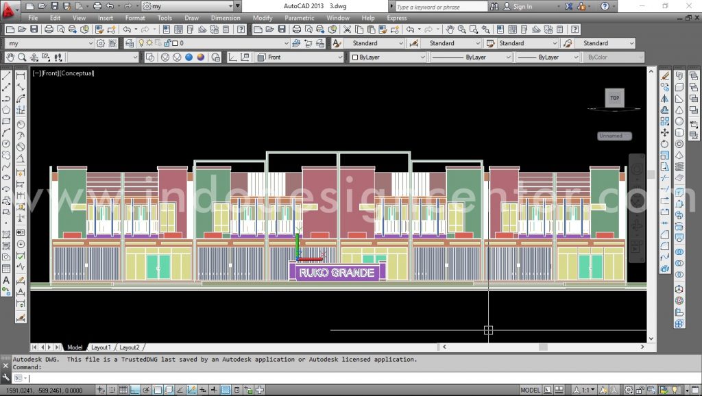 Ruko-3-Hasil AutoCAD V1