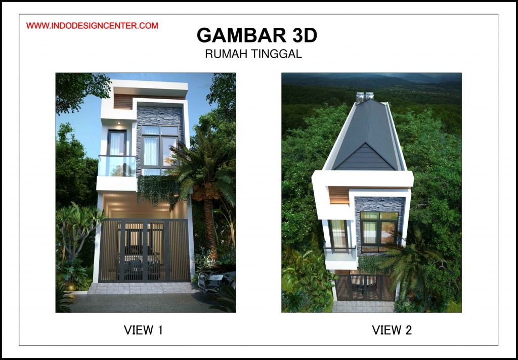 Contoh Gambar Kerja Rumah Minimalis Di Yogyakarta Pak Albert