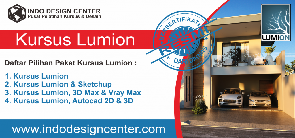 Kursus Lumion Bersertifikat Resmi