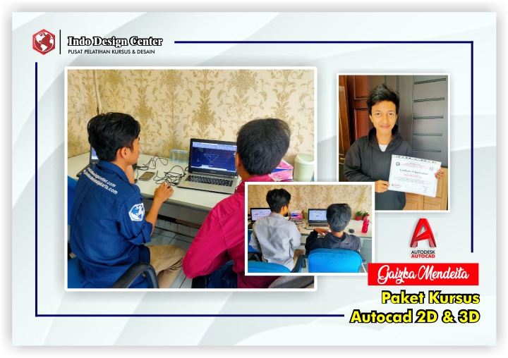 Kursus-AutoCAD-2D-3D-Mas-Gaizka-Mendeita-Indo-Design-Center-Tangerang-Header