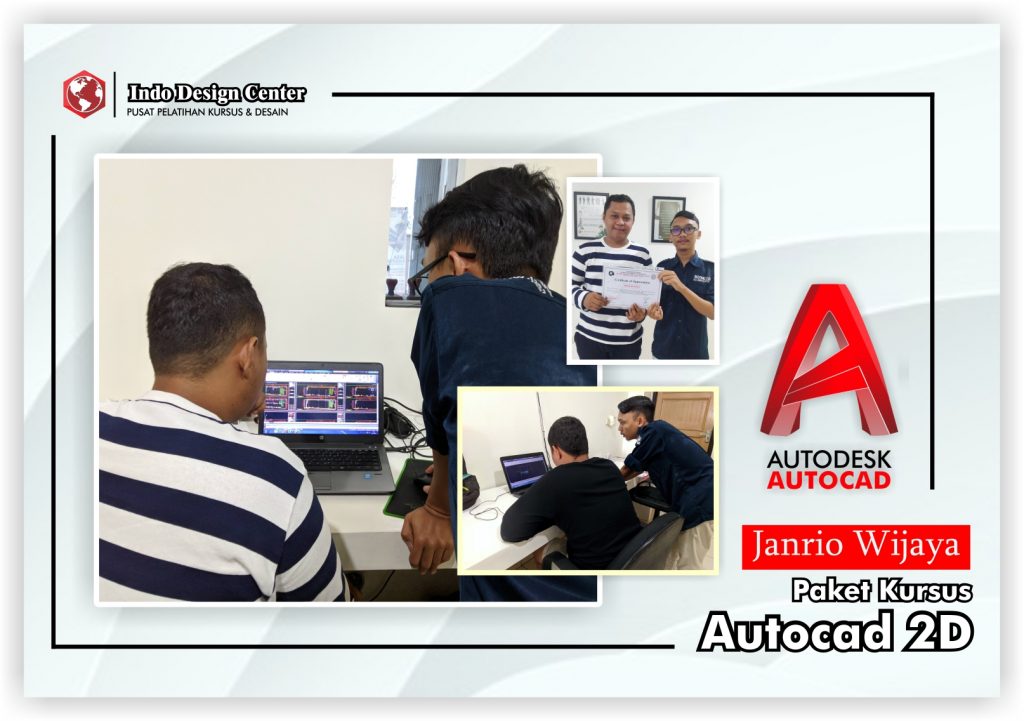 Kursus-AutoCAD-2D-Pak-Janrio-Wijaya-Indo-Design-Center-Tangerang-Header