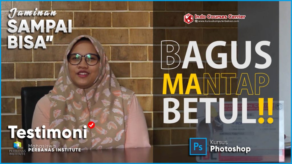 Kursus Photoshop Terbaik Di Indonesia - indo courses center -Putri Bijak Bestari