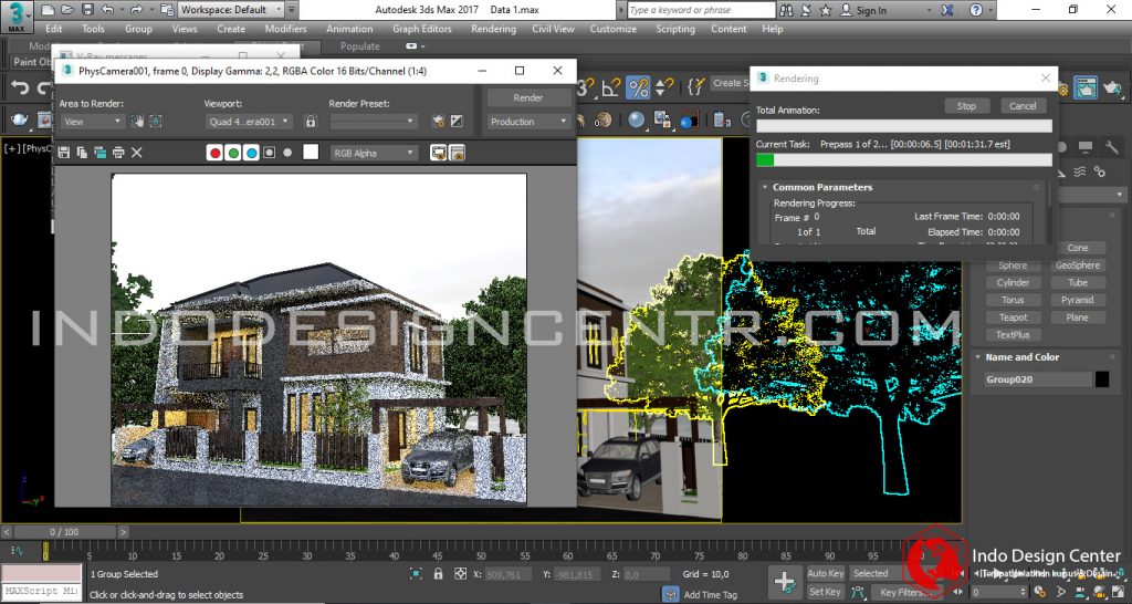 Proses Rendering MAX 2