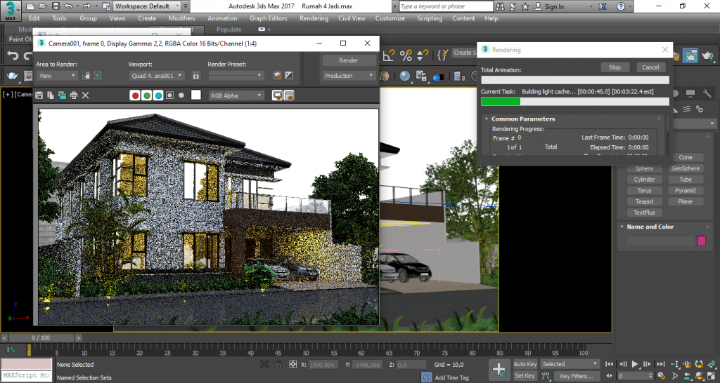 Proses Rendering MAX 1