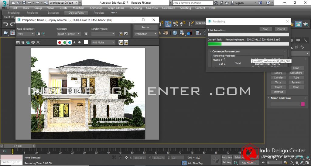 Proses Rendering MAX 2