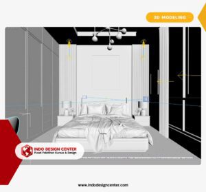 Desain Interior Kamar Tidur Menggunakan Autocad 3Ds Max Vray