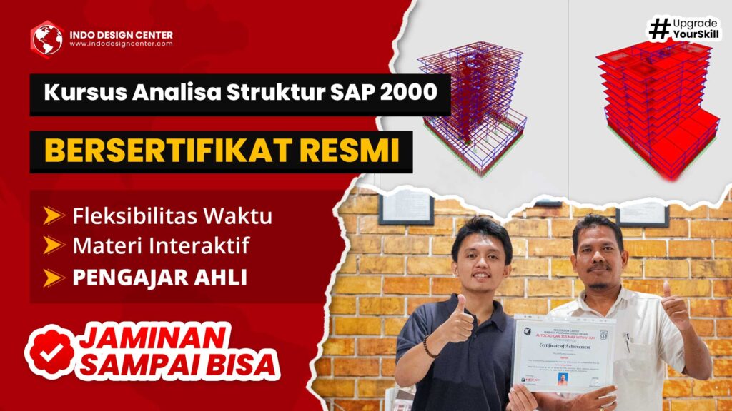 Kursus Analisa Struktur Sap 2000 Bersertifikat Resmi