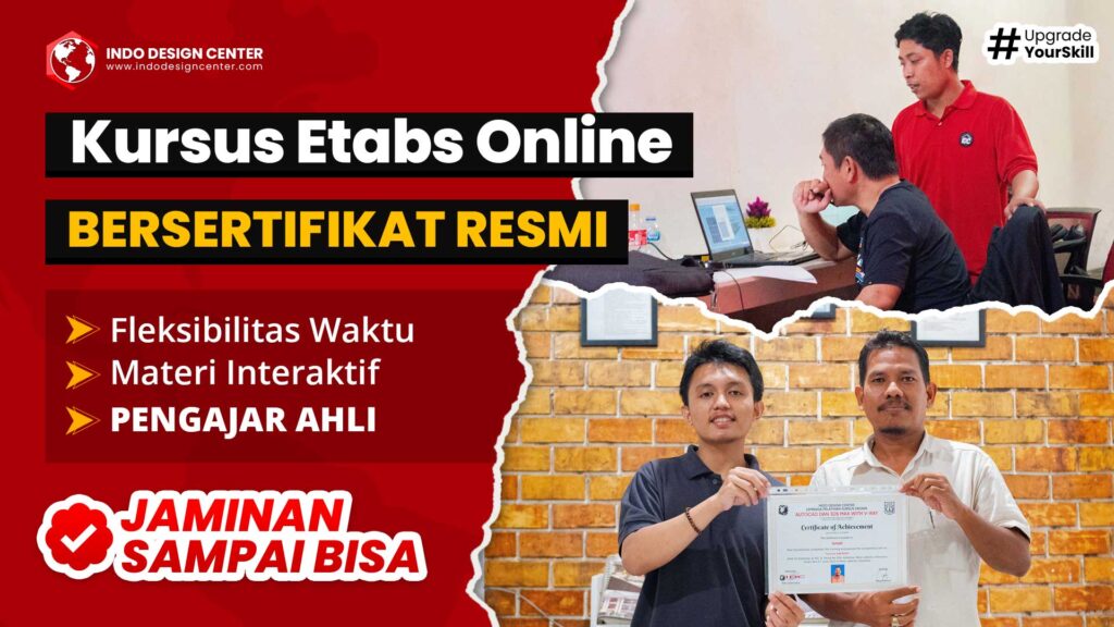 Kursus Etabs Online Bersertifikat Resmi