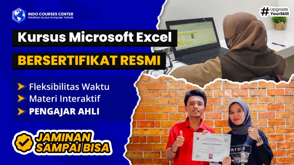 Kursus Microsoft Excel Sampai Bisa Bersertifikat Resmi