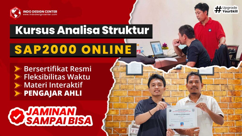 Kursus Analisa Struktur SAP2000 Online Bersertifikat Resmi